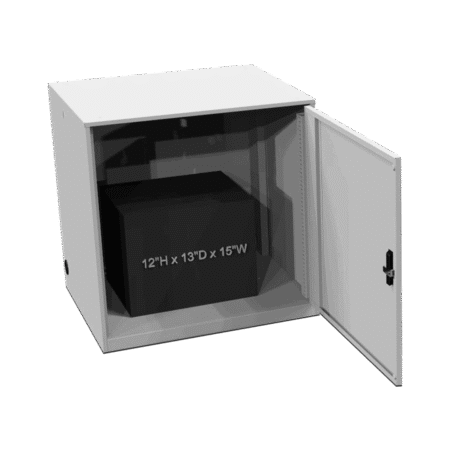 Open Taser Storage Cabinet