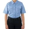 women’s cotton station short sleeve shirt