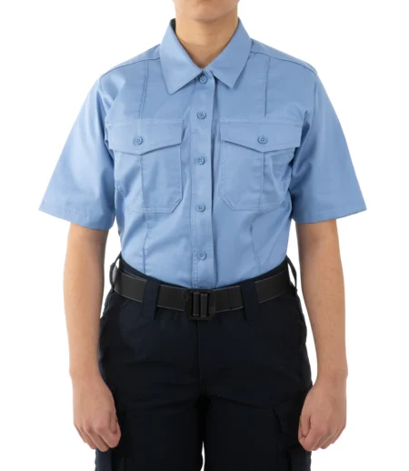 women’s cotton station short sleeve shirt