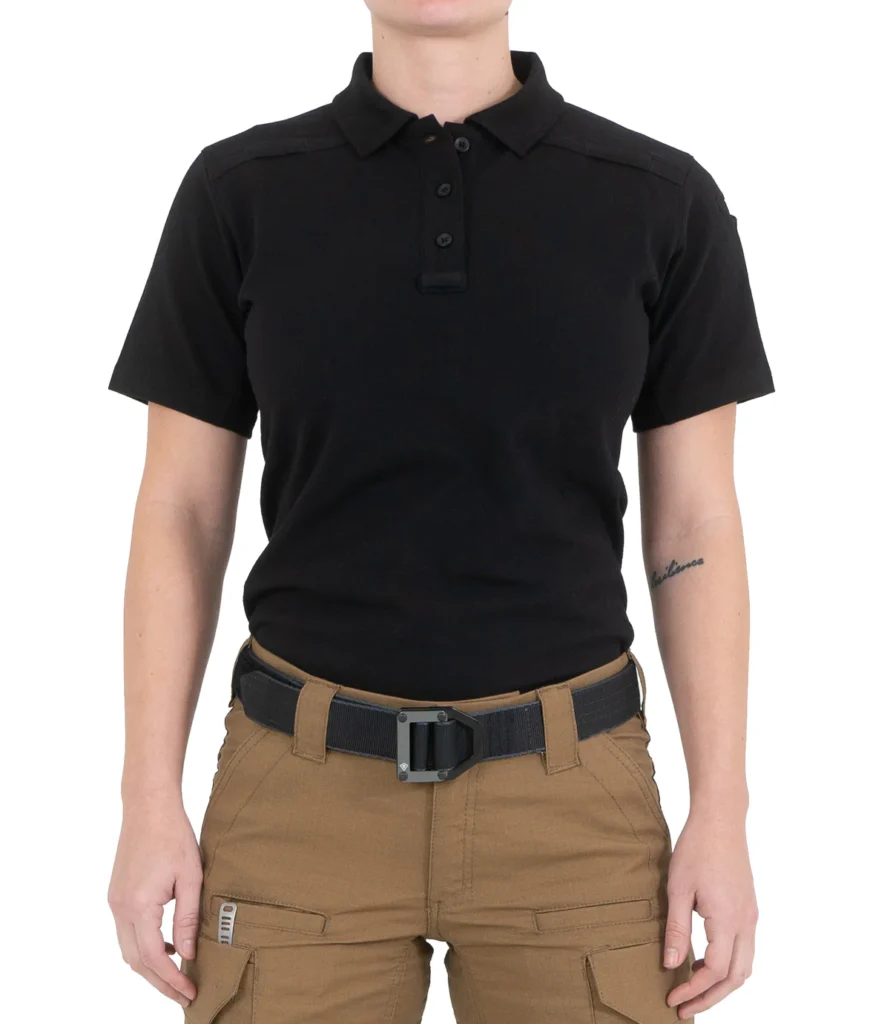 women’s cotton short sleeve polo