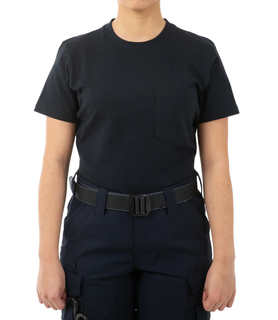 women’s tactix cotton t shirt with chest pocket