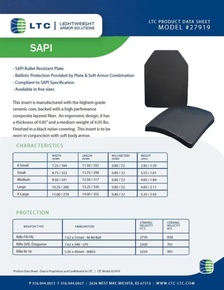 two ltc 27919 multi curve lightweight level 3+ icw plates